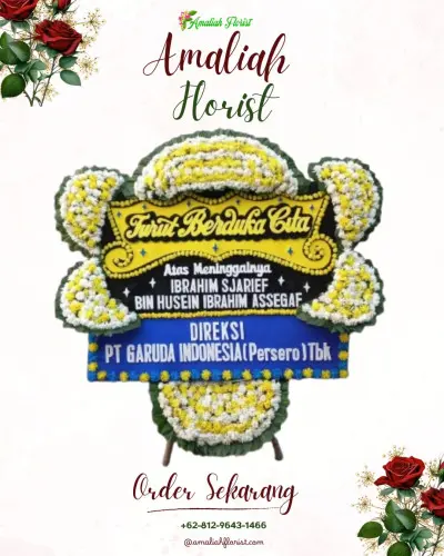Papan Bunga Duka di Sukadamai