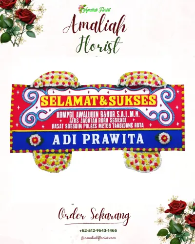Karangan Bunga Ucapan Selamat di Sukadamai