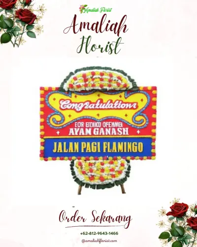 Bunga Papan Congratulation di Sukadamai